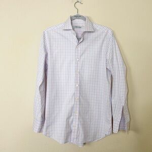 Twillory Men’s Long Sleeve Plaid Button Down Sz 15.5 - 32/33